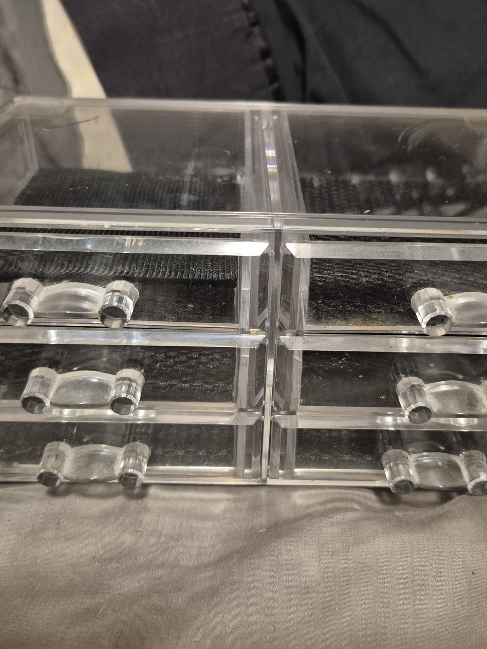 Clear Acrylic 6-Drawer Jewelry & Makeup Organizer